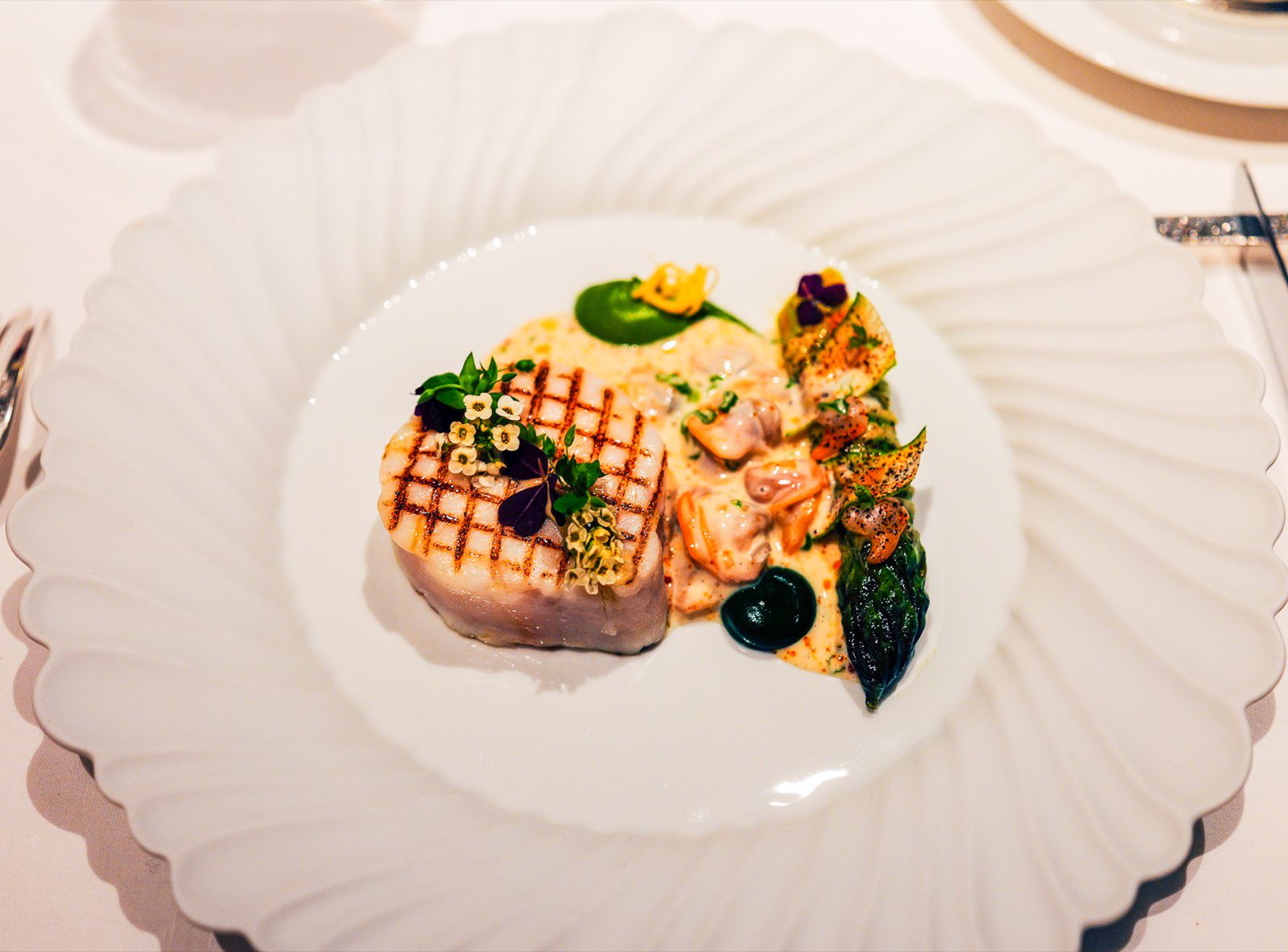 Sea Bass original dish — Arnaud Faye
