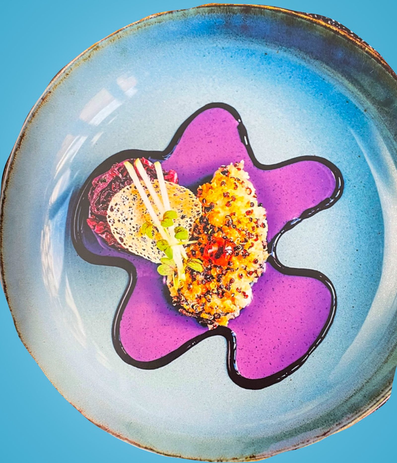 Red Cabbage Pond original dish — Eric Pras