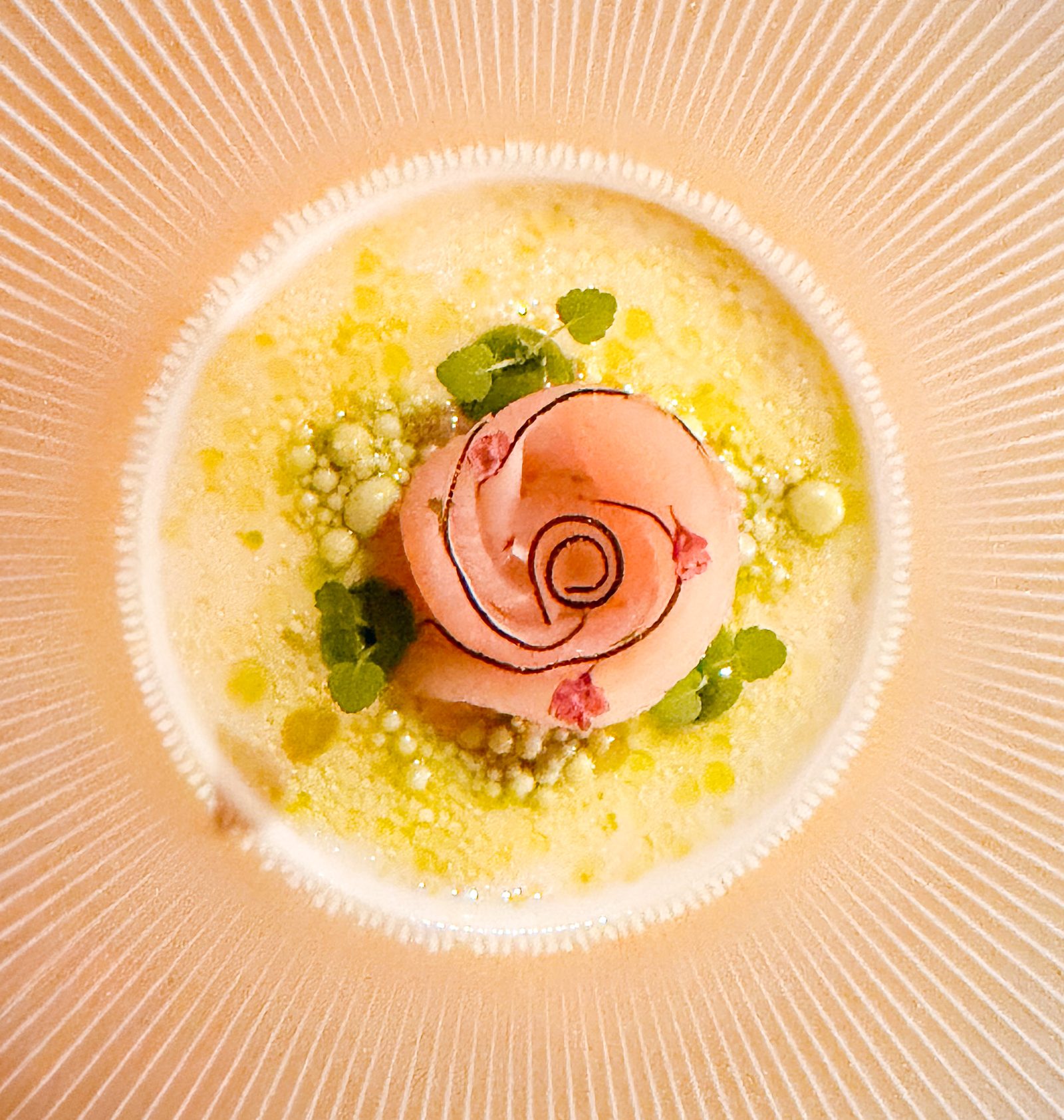 A Rose original dish — Louis Linster