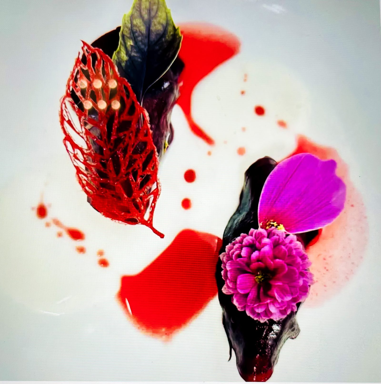 Raspberry Melody original dish — René Mathieu