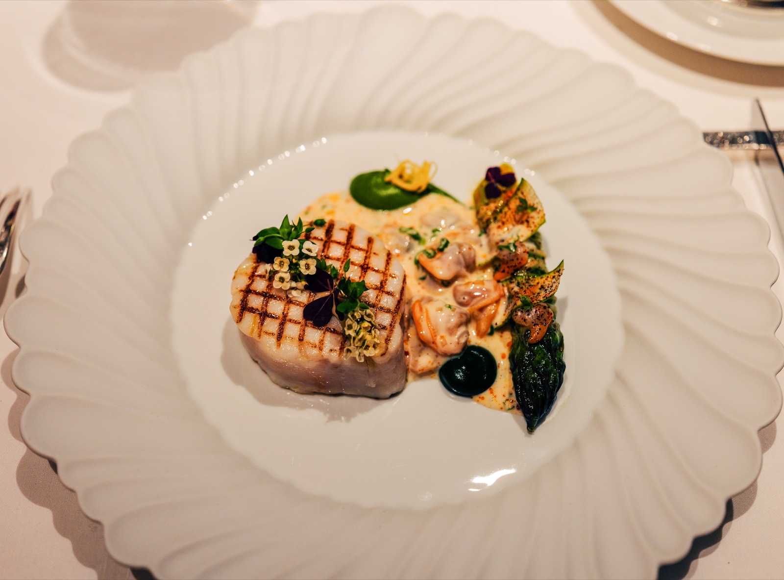 Sea Bass original dish — Arnaud Faye