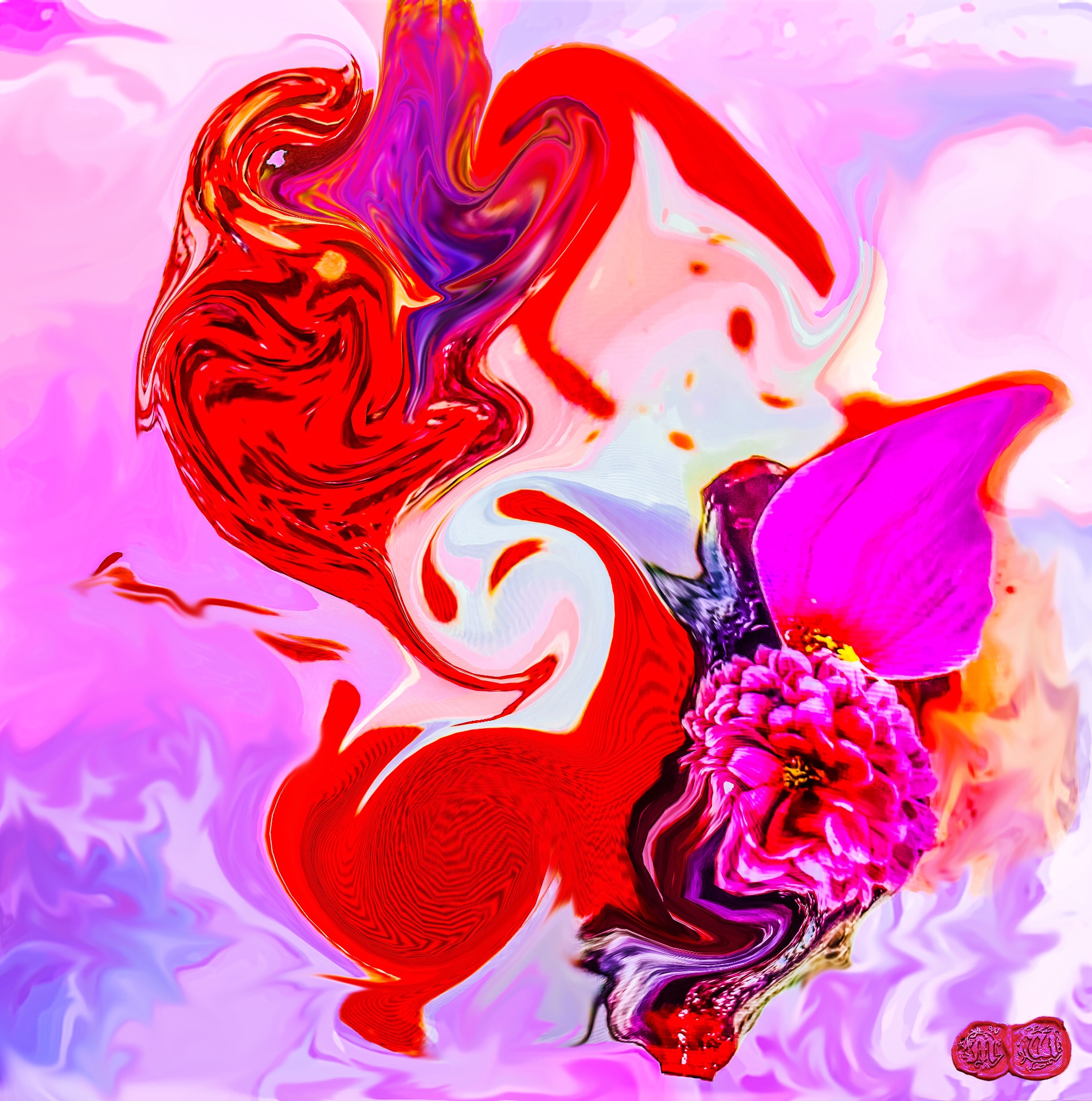 Raspberry Melody Art