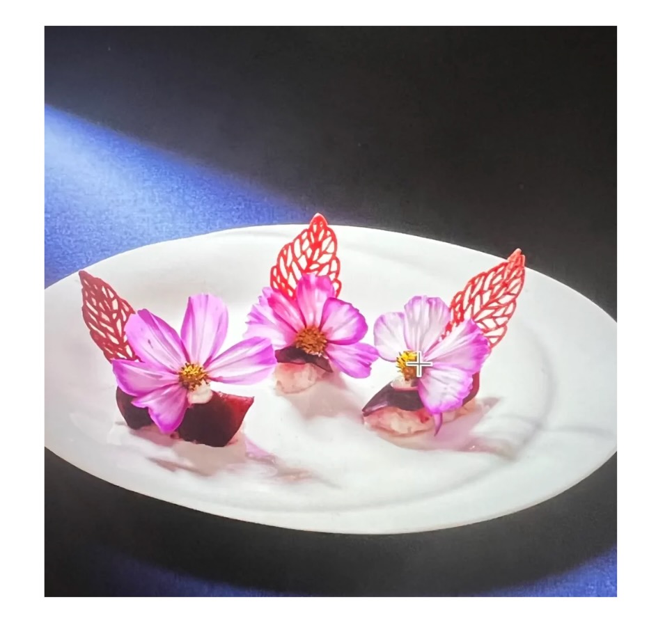 Three Flowers Dish