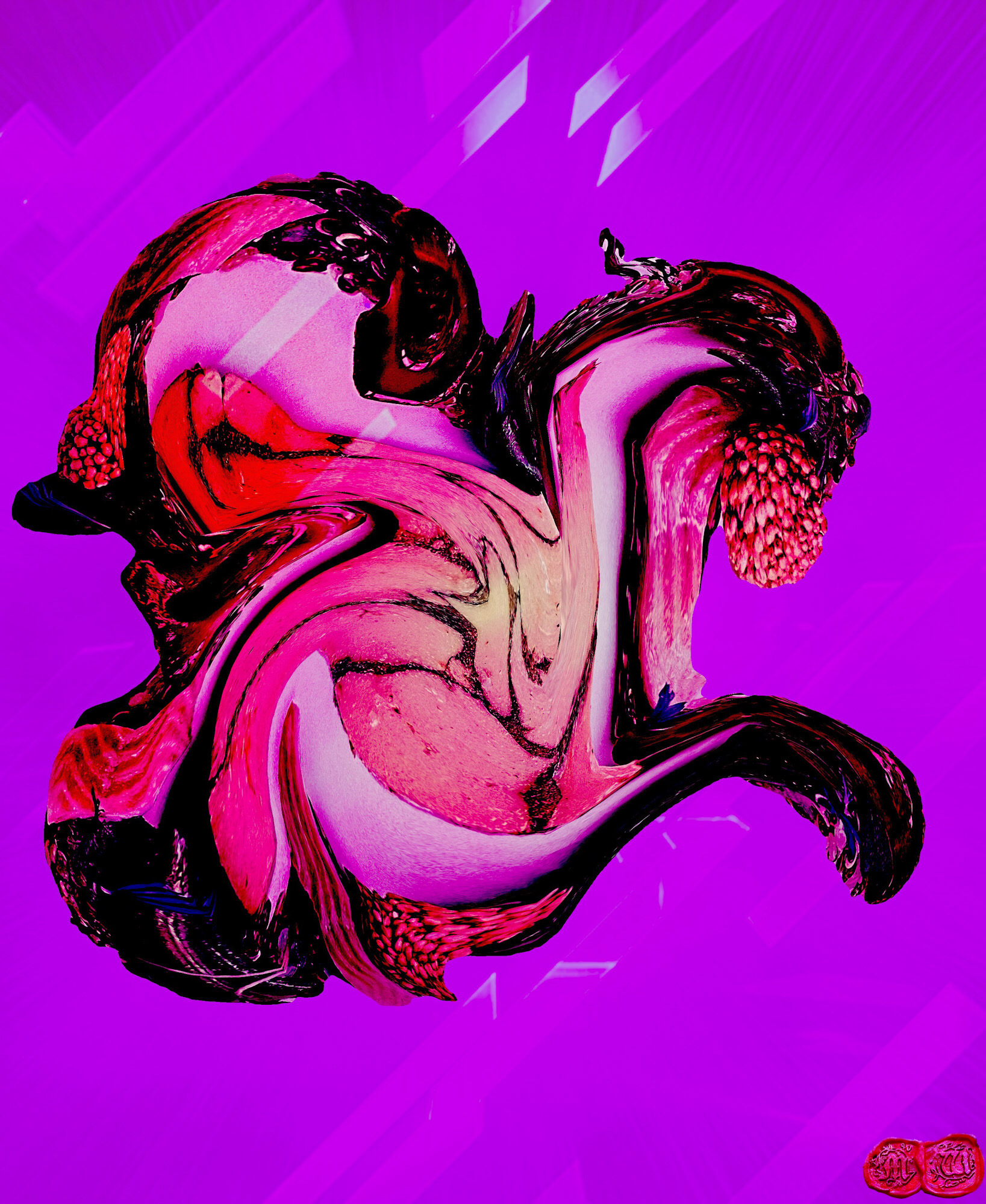 ROSC ART Chevalier Foie Gras - Luxury Abstract Art from Gourmet French Cuisine Photography