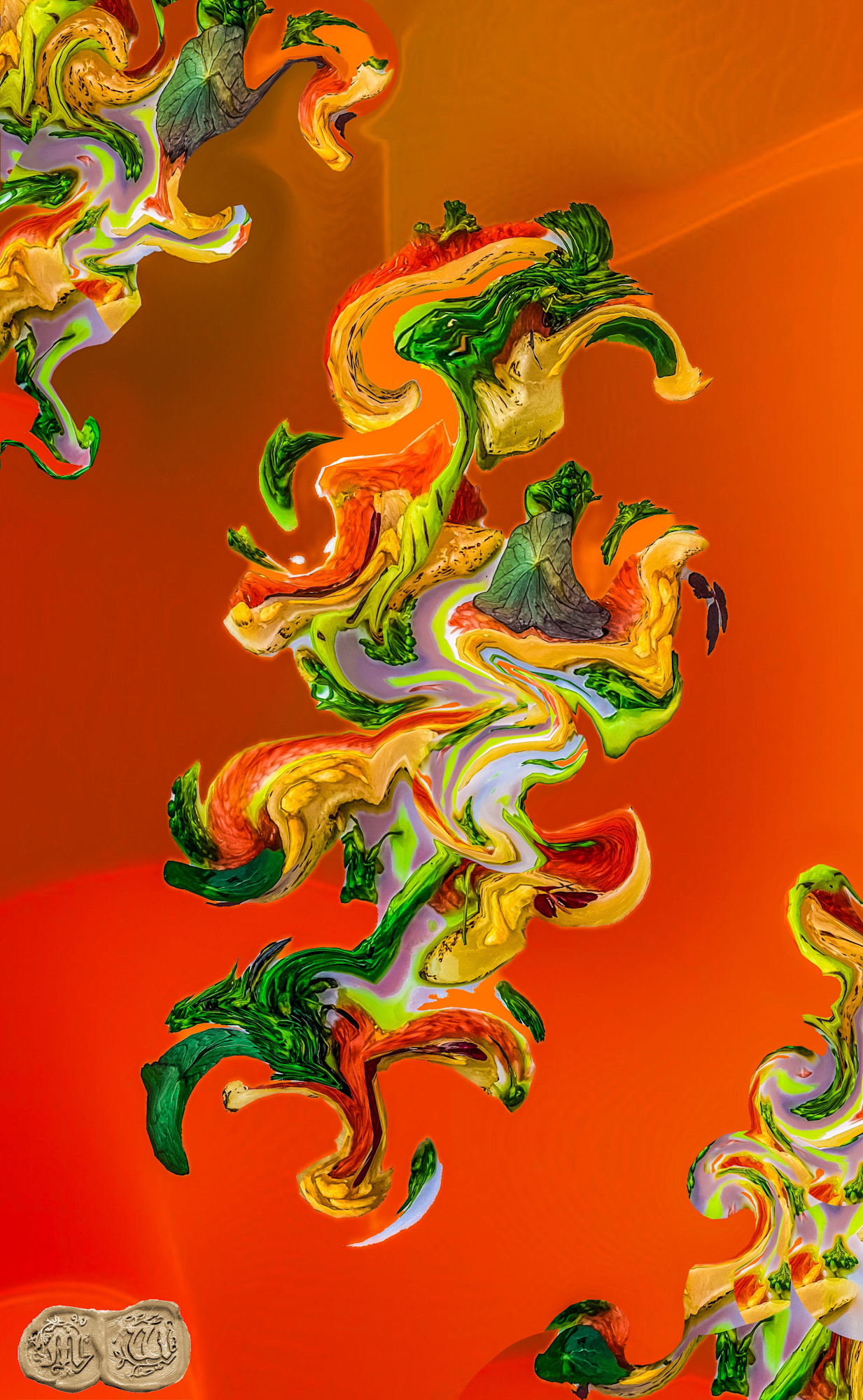 ROSC ART Gravlax - Nordic Cuisine Abstract Art from Fine Dining Photography