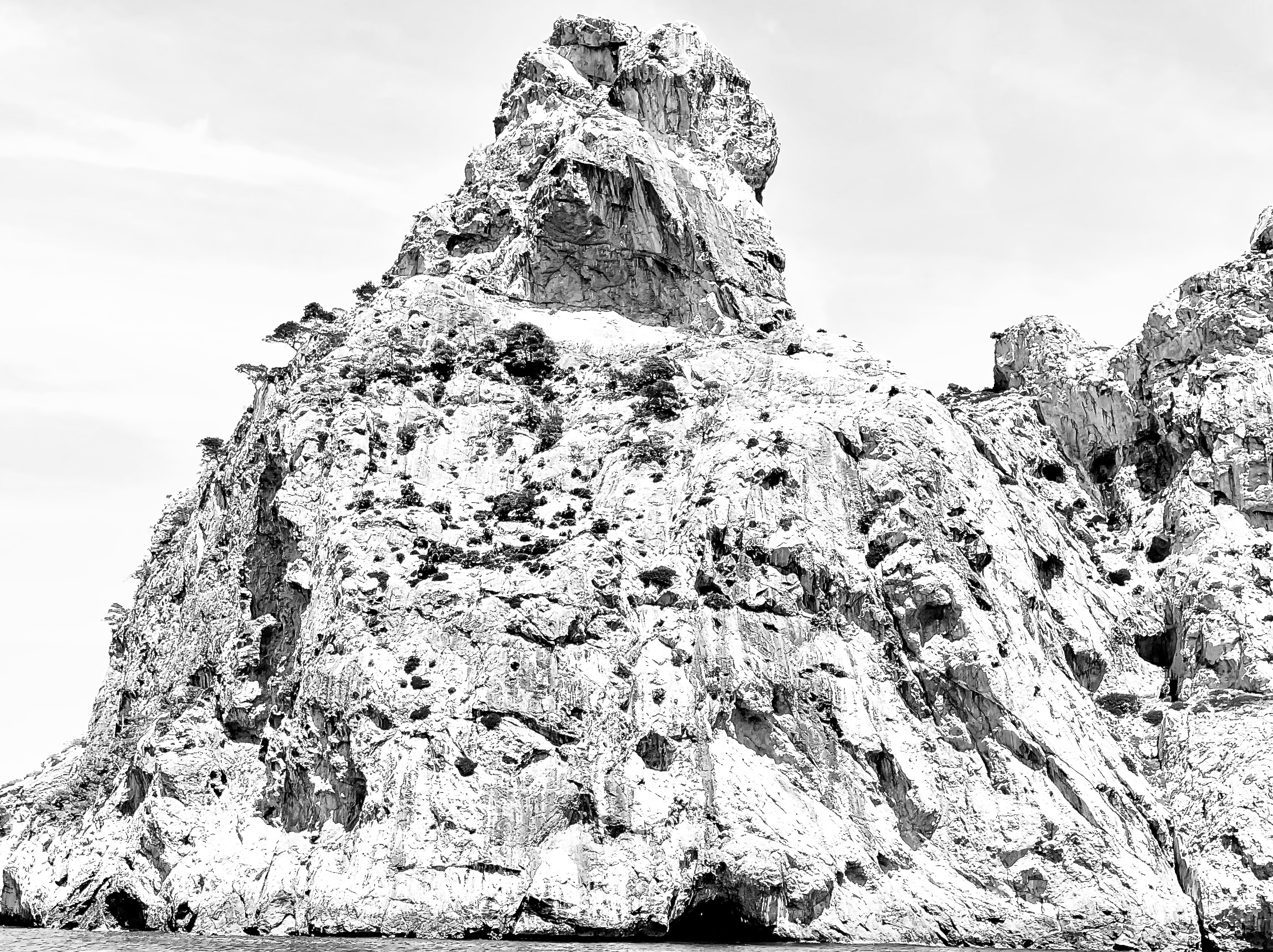 Formazione di scogliera ragazza con protettore