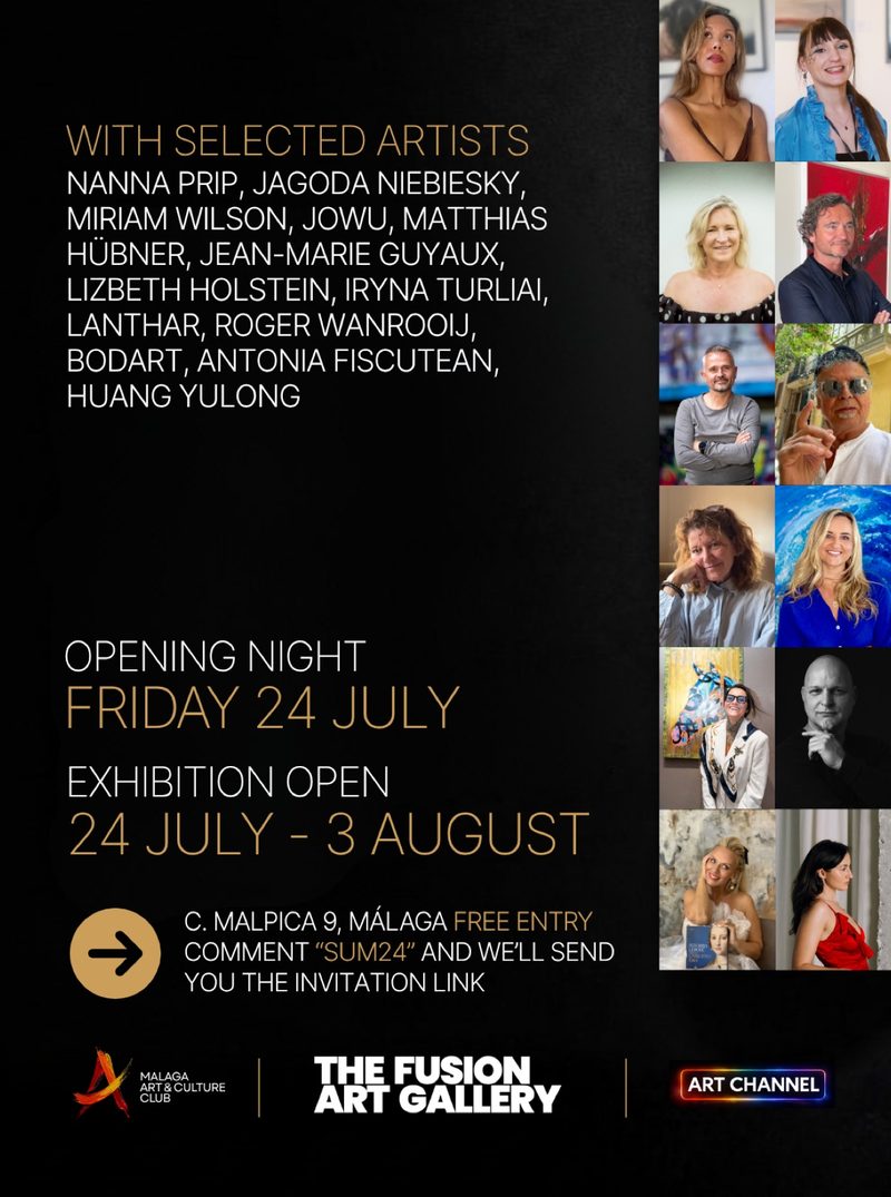 Artists lineup for The Spanish Summer Special including Miriam Wilson / ROSC ART